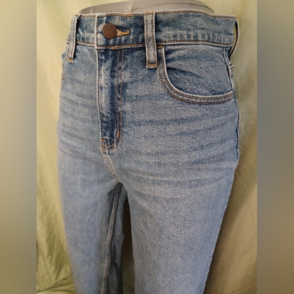 A Fashion Nova Got It From My Mama Acid Wash Blue Jeans - Picture 5 of 8